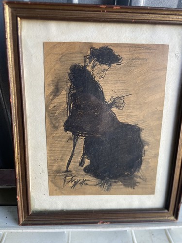 Disegno antico firmato - antico, p