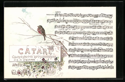 Cartolina artistica firmata - , p